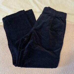 Corduroy Pleated Wide Leg Pants